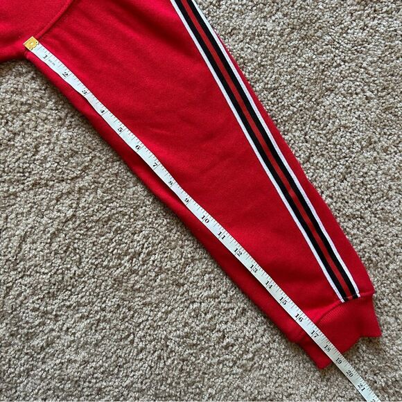 Chicago Bulls NBA Red Black Long Sleeved Adjustable Cropped Sweatshirt Small - Picture 7 of 7